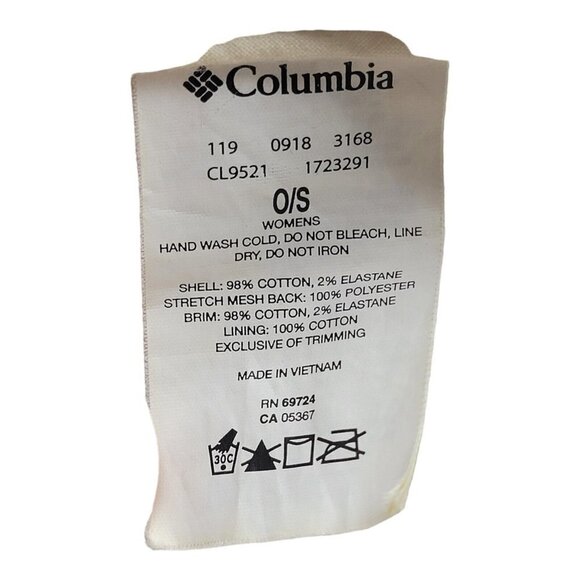 Columbia Hat Men Adjustable Multicolor Fish Patch  Logo Mesh Trucker - Picture 6 of 8